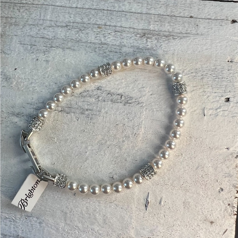 Brighton White Pearl Bracelet